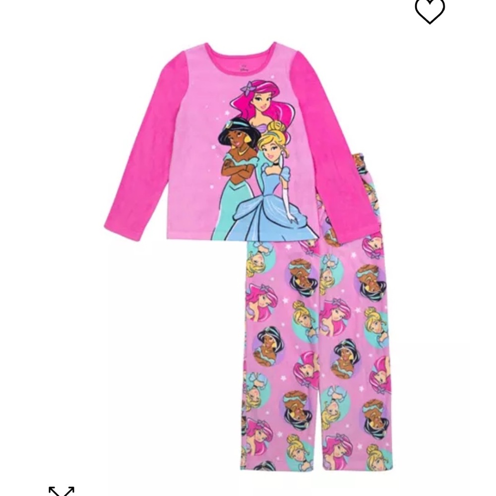 Disney Pink Princesses‎ Pajama Set